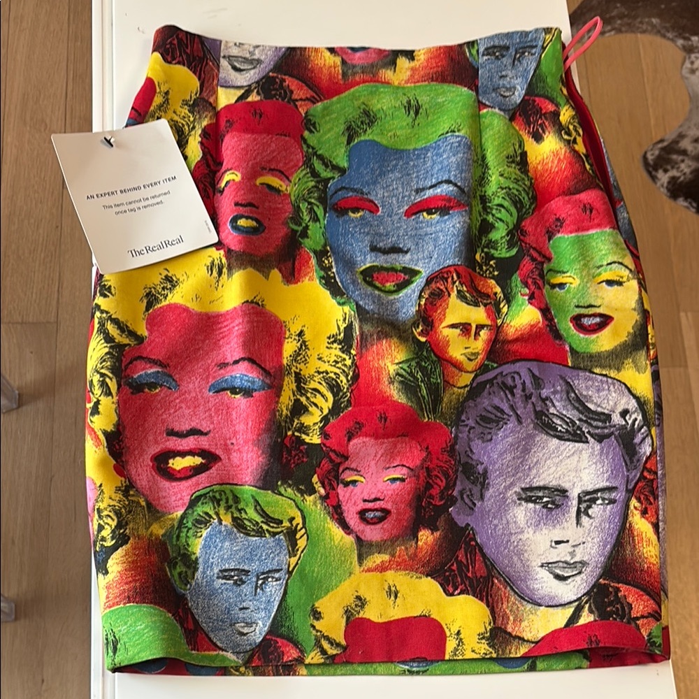 Vintage Versace SS1991 Marilyn Monroe Pop Art skirt